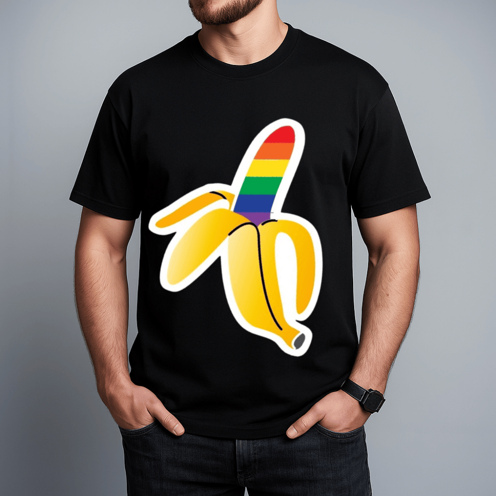 Banana LGBT Gay Pride Tee Shirt